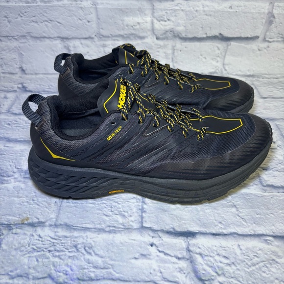 Hoka One One Speedgoat 4 Shoes Mens Size 9.5 Gore-Tex Vibram Trail Running Hike - Picture 1 of 13